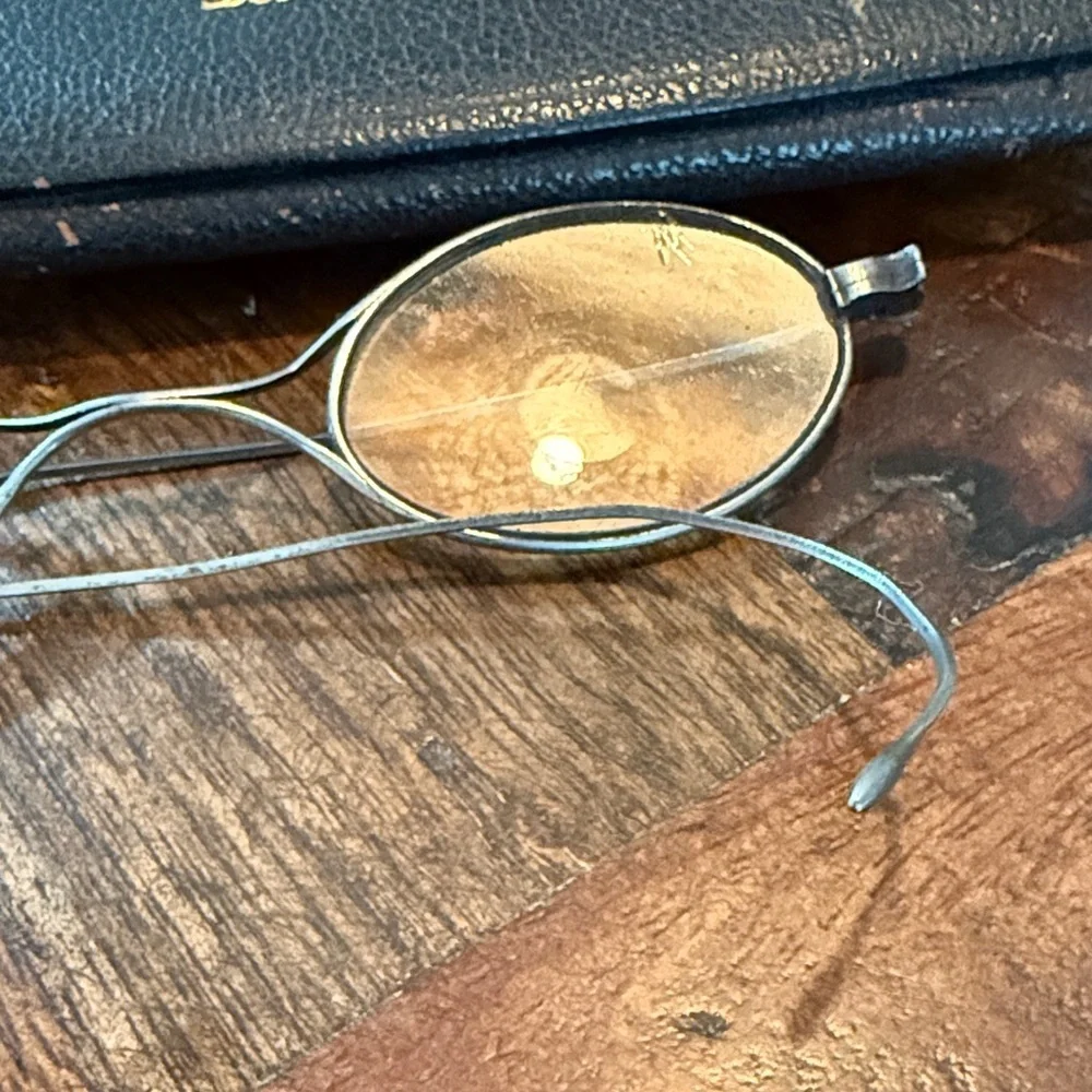 1800’s vintage Silver Glasses small antique collectors